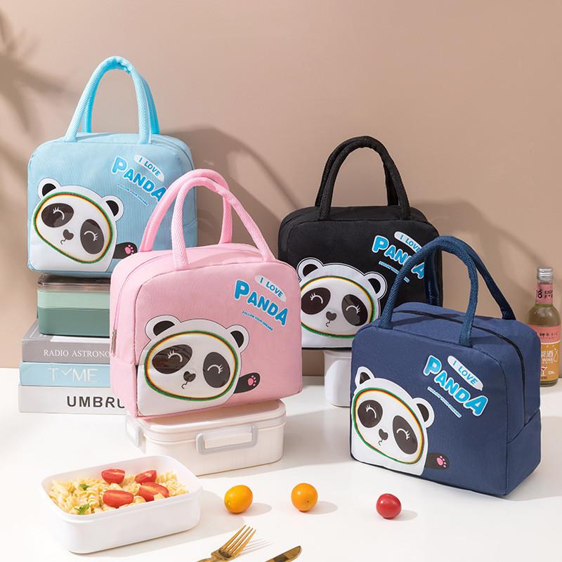 Cute Capacity Large Lunch Bag For Bento Box Cartoon Oxford Cloth Bag Lunch