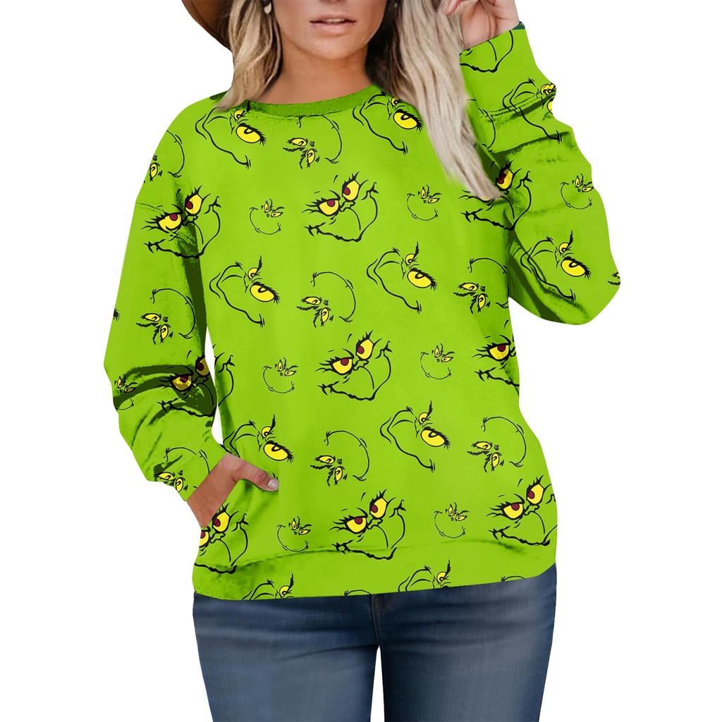 Christmas Sweatshirts For Women Sweater Cute Shirt Fall Pullover Top