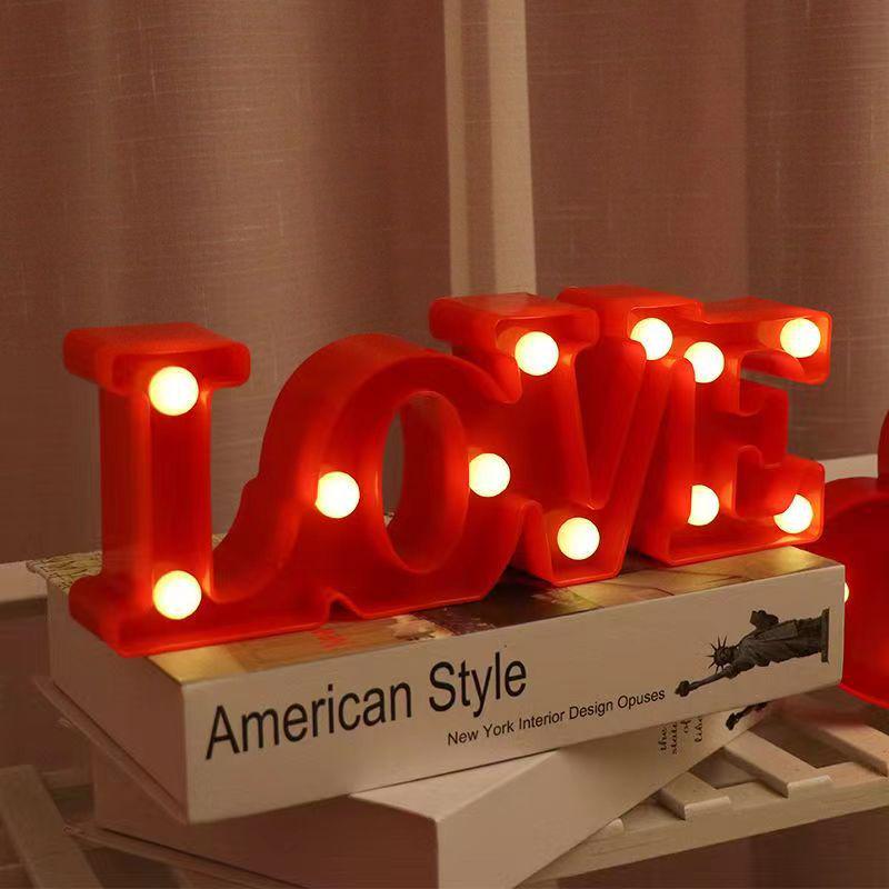 LED Romantic Letter Lights for Proposals, Birthdays, and Decor