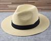 Trendy Plus Size Men's Panama Straw Hat for Sun Protection on Beach & Summer Travel