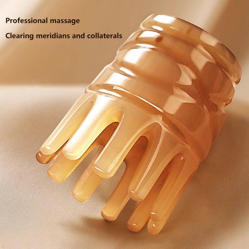 Horn Comb Professional Hairdressing Salon Scalp Massage Anti-Hair Loss Wide Tooth Combs For Extensions