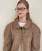 Flove Pintuck Soft Suede Jacket_Br