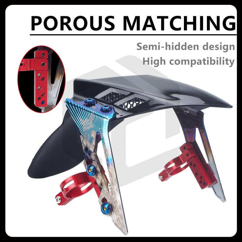 Universal Motorcycle Front Fender Adapter Bracket Clamp-type Mudguard Bracket Aluminum Alloy Material