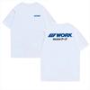 NewSummer WORK Short Sleeve Classic Wheel Racing Sponsor Clothing RIM Car Fashion Tshirt Modified Car Tshirt Unisex Tshirt