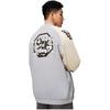 Li Ning Badfive Baseball Jacket Men's Heather Gray Dusty Khaki AJDT625-1