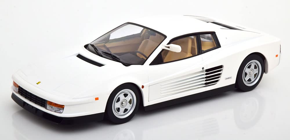 Scale Ferrari Testarossa 1984 White US Specification Ferrari Testarossa Monospecchio White KKDC180502 KK-Scale 1/18 (Miami Vice) US-Version [Used]