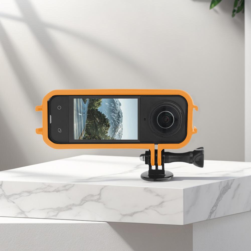 Protective Case with Cold Shoe Mount Action Camera Frame Expansion Bracket for Insta360 X5 Action Camera