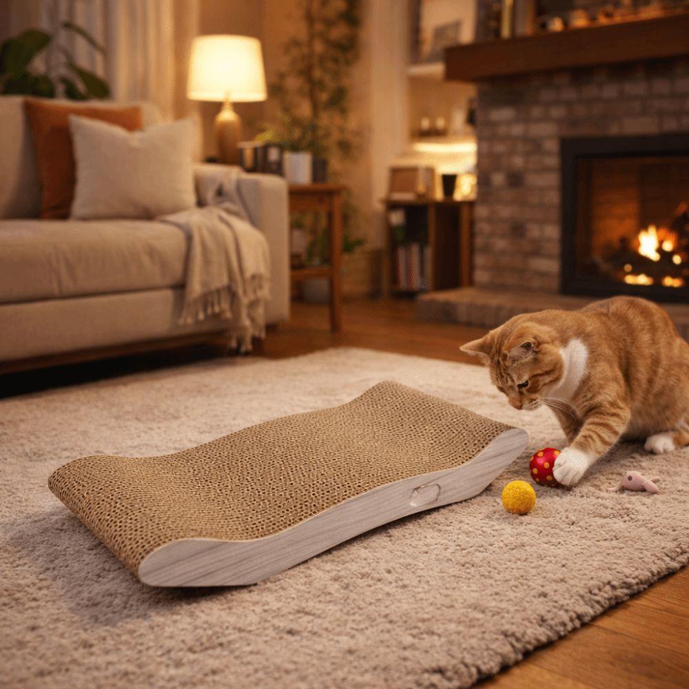 Scratch Resistant Corrugated Paper Scratcher Wear-resistant Claw Grinding Board for Playing