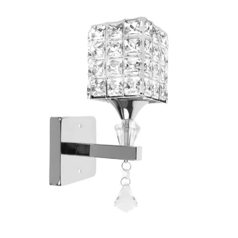 Modern Minimalist Crystal Wall Lamp For Living Room Bedroom Decor Led Wall Light