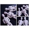 Unbemalte männliche Puppe Nackter Körper Figur Schaufensterpuppe für Bastelmodell Projektpuppe Actionfigur für Kugelgelenkpuppe