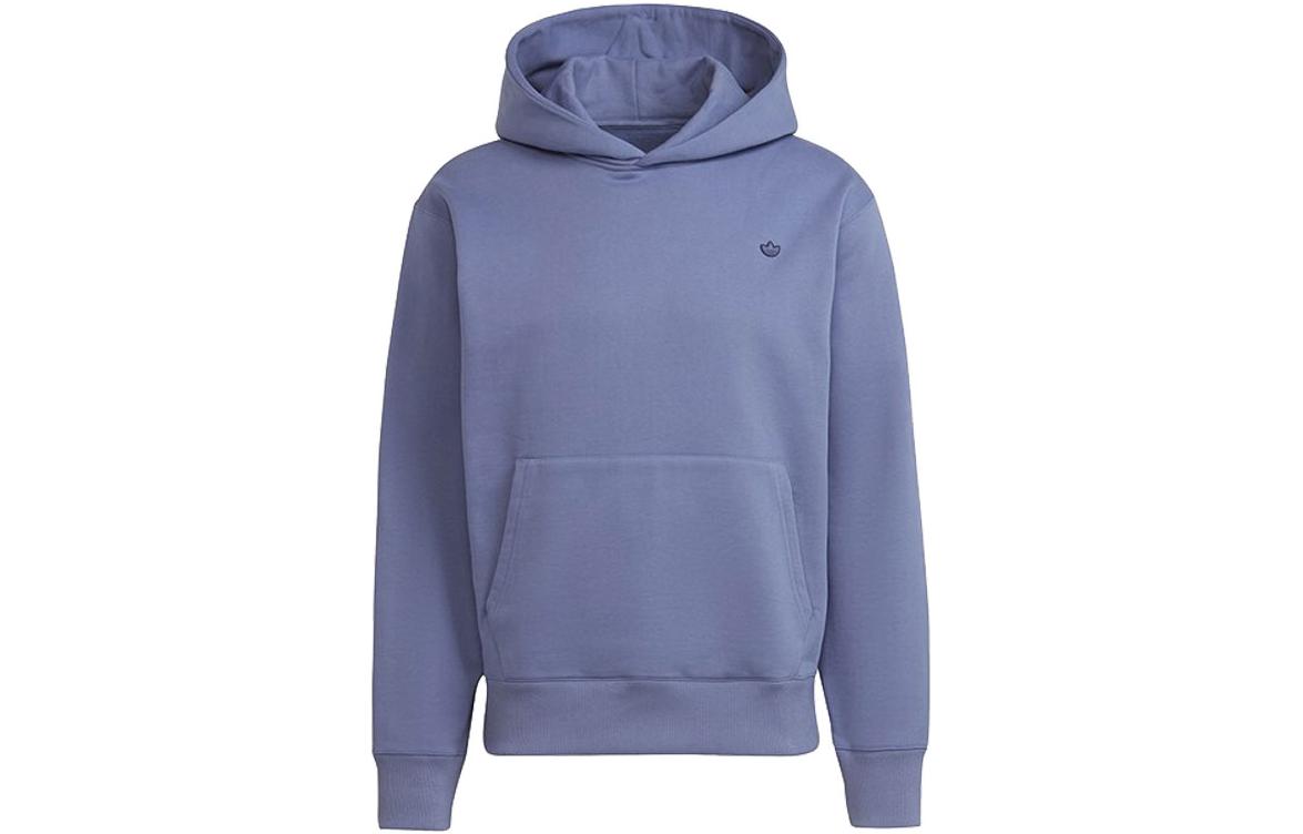 Adidas Originals Trefoil Sweatshirts Men s Purple Hooded Moderate Regular H62533 S
