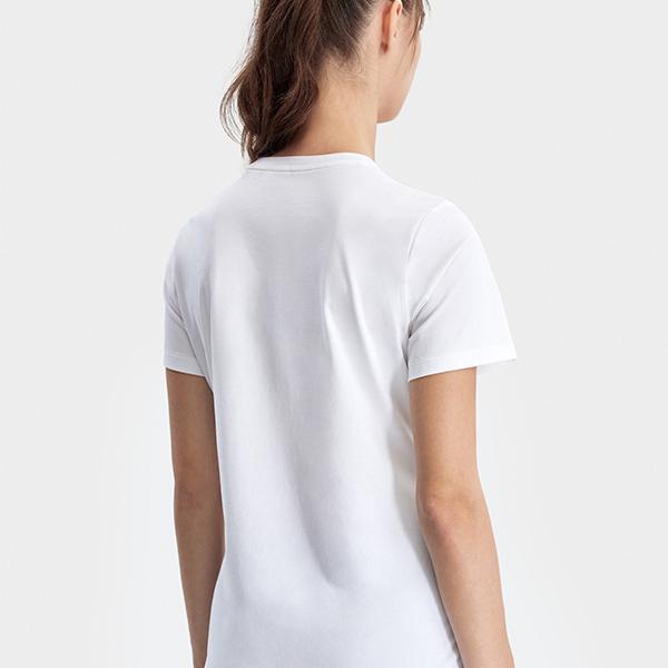 Fila Printed Sports Short Sleeve T-Shirt SS23 Women Tops Jade-White A11W321110FWT