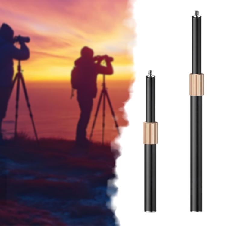 Iron Telescopic Rod With Double 1/4Inch Threaded Ends For DSLR Cameras Video Equipment Camping Lights Portable Mount