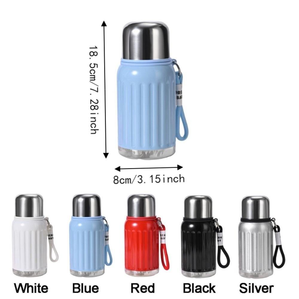 Keep Warm and Cold Mini Thermos Cup 450ml Coffee Tea Cup Fashionable Dual Drink Thermos  Daily Use