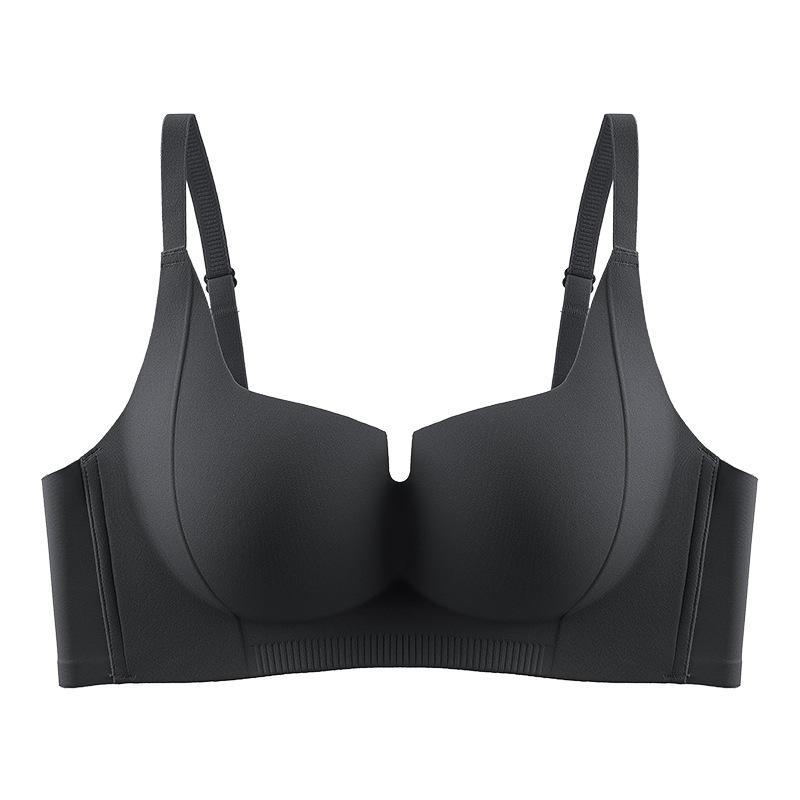 

Gather Underwear Women s Top Support Thin Breathable Bra Push Up Bra S чорний