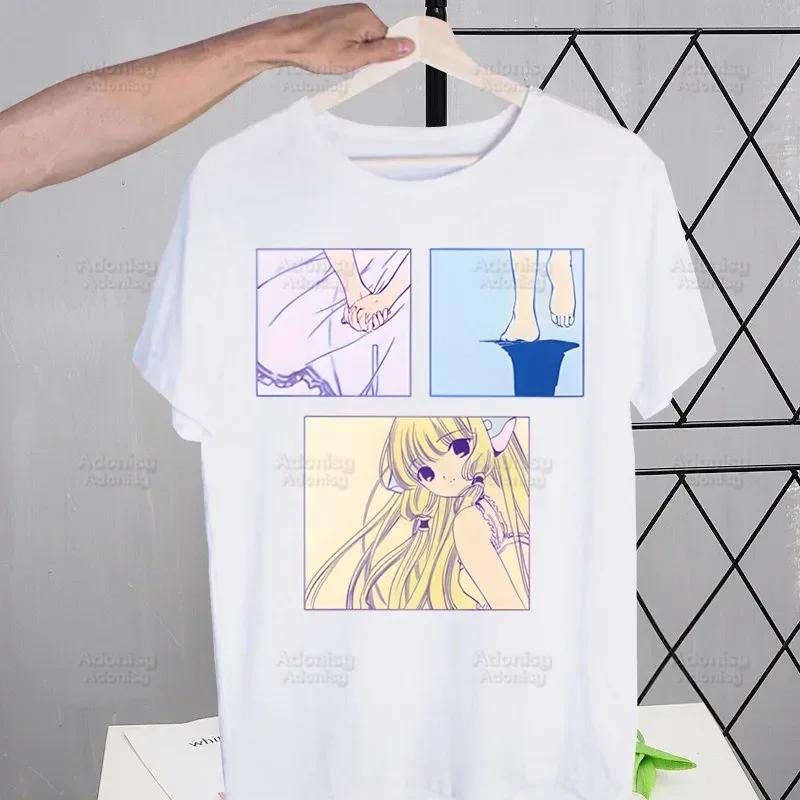 Chobits Chi Men's Tshirt Cute Printing Shirt Mens Fashion T-Shirt For Men Casual Tops Short Sleeve