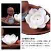 MARAYAN Ceramic Incense Incense Cute Lotus Flower Portable Incense Burner for Incense Perfect for Buddhist Tea and Kodo and Perfect for and Home A