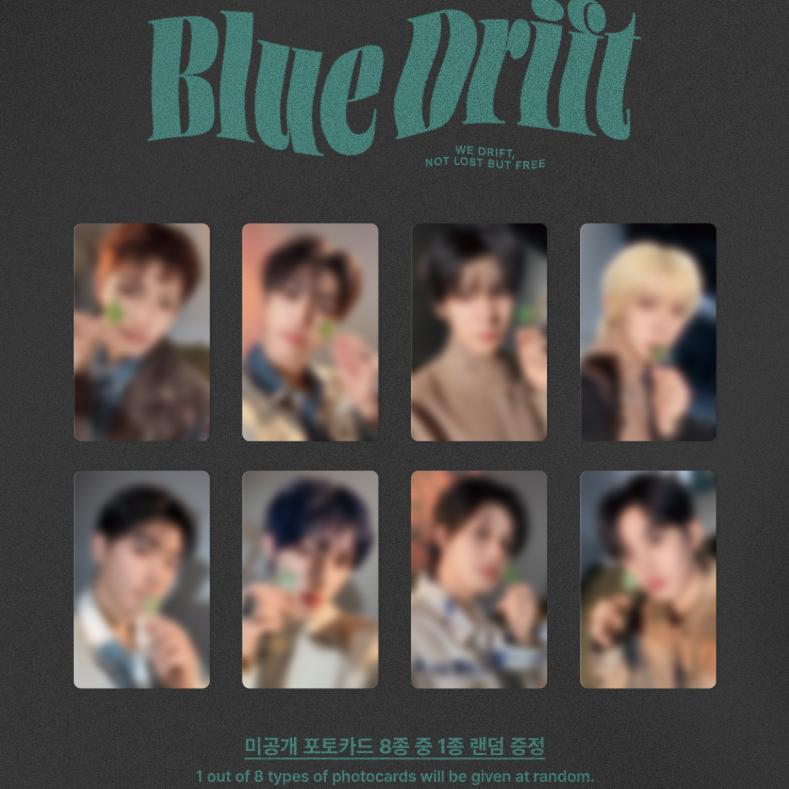 Pre-order ATEEZ 8th Anniversary Photo Book Blue Drift & POB