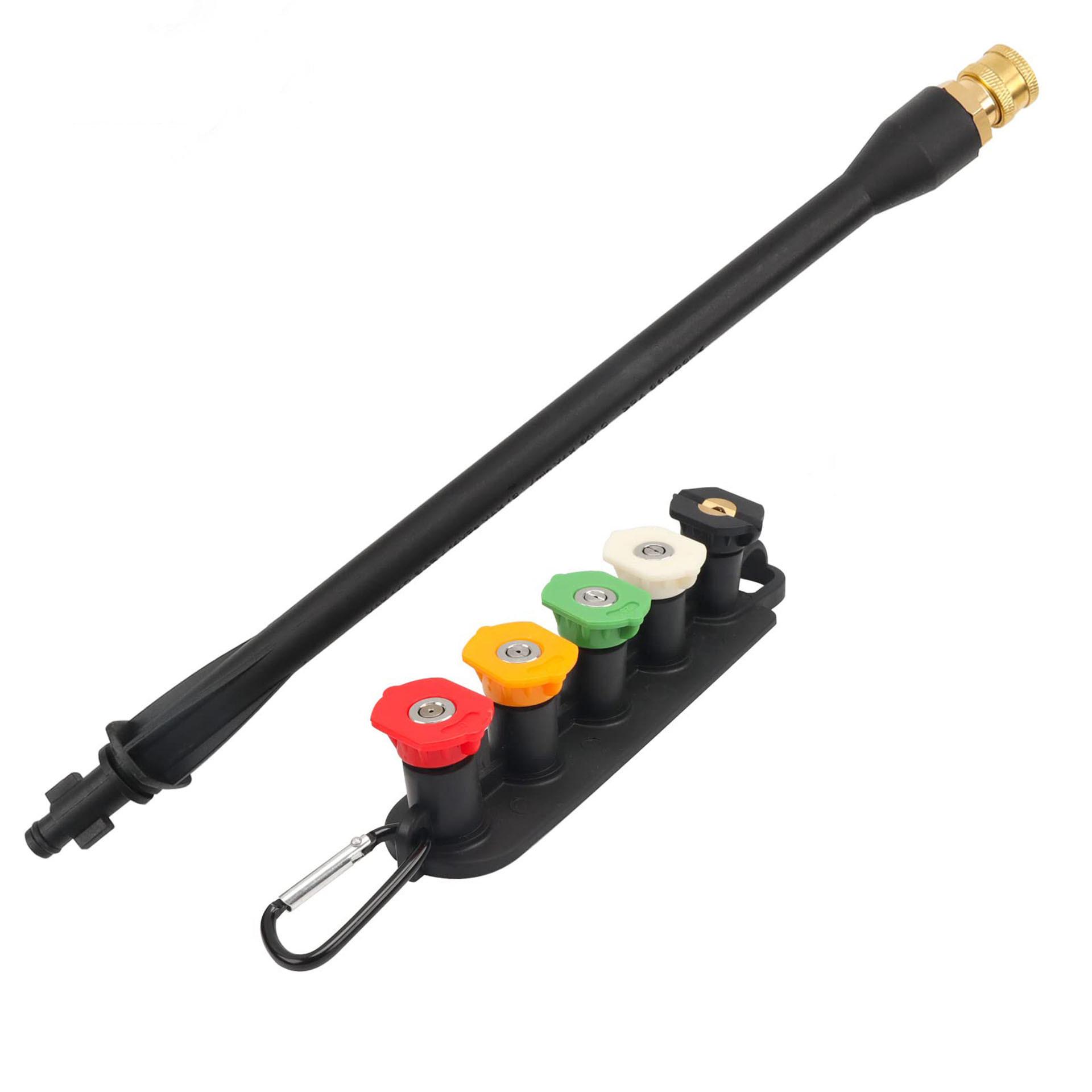 Bosch-Compatible 4000PSI High-Pressure Car Wash Water Gun with Extension Rod and Five Nozzles