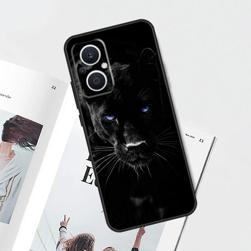 Cheetah Panther Case For OPPO Find X9 X5 X6 X8 Pro OPPO Reno 12F 14F 13F 11F 10 12 13 14 Pro 7 8 Lite Cover