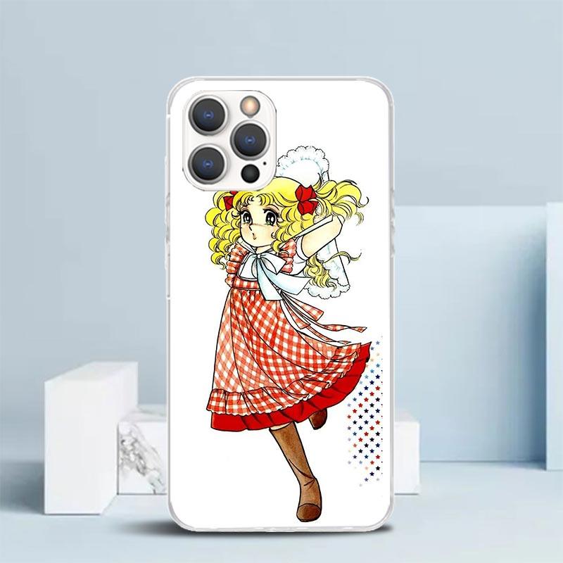 

Anime Candy Phone Case For IPhone 16 17 Air 16E 15 14 Plus 13 Mini 12 11 Pro Max 7 8 + SE 2020 Soft TPU Back Cover 16 17 Air 16E iPhone 13 Mini