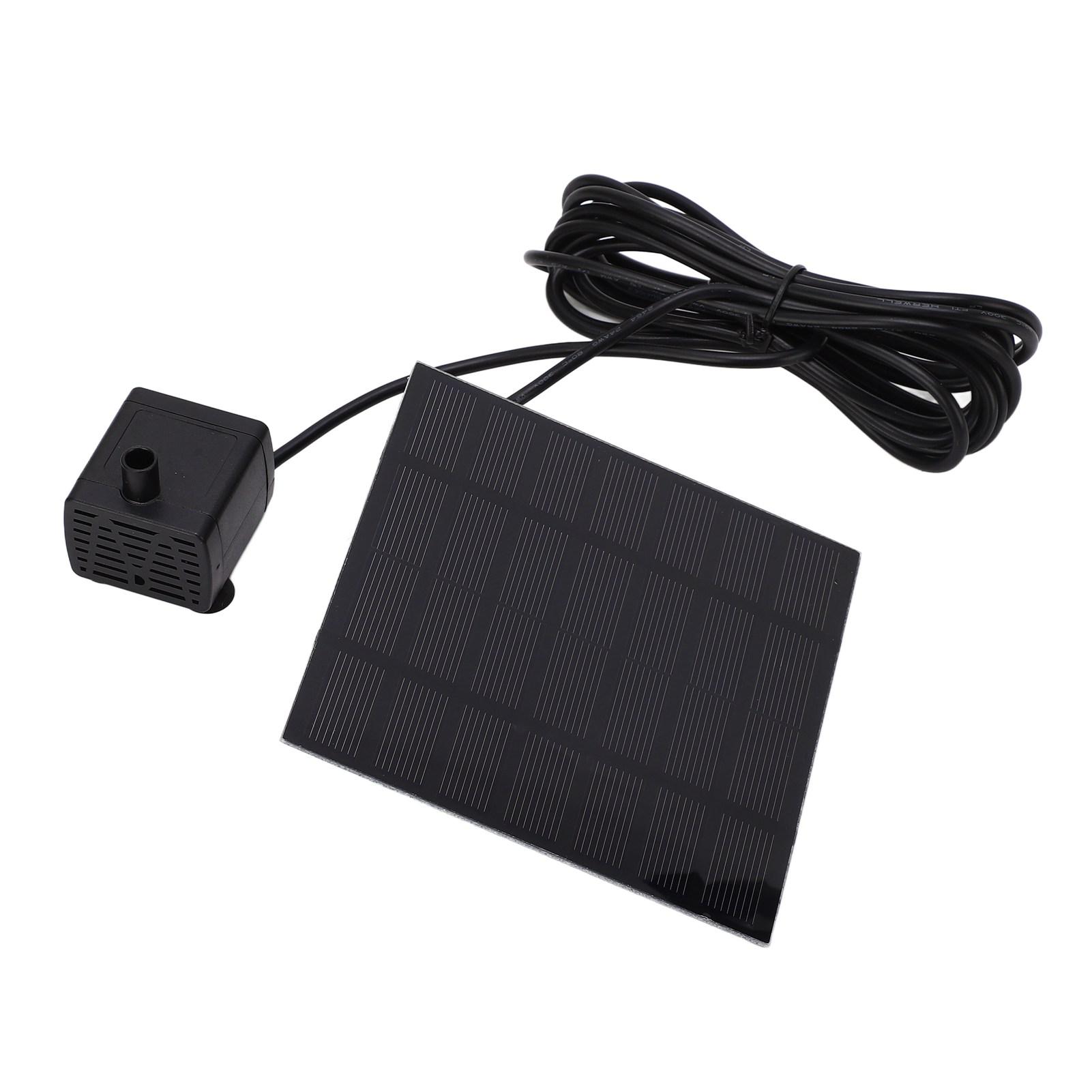 

Солнечный водяной насос Максимальный напор 120 см Высота 70 см Защита от работы всухую Солнечный фонтан