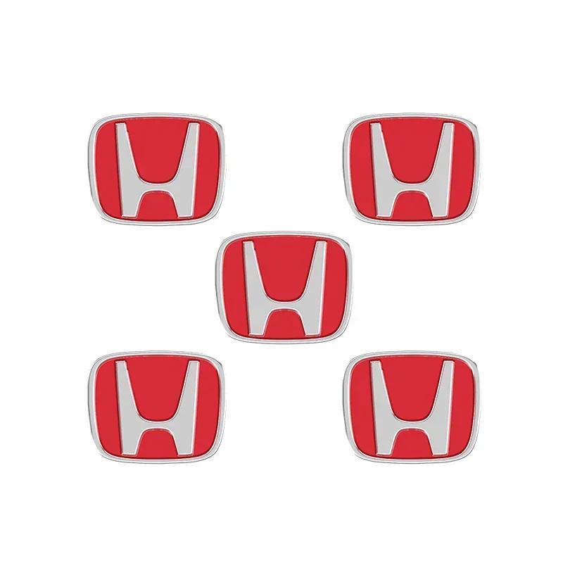 

13mm 5/10pcs Car Key Badge Emblem Replacement Car Key Sticker For Honda Civic Fit Jazz Accord CRV HRV City Odyssey Passport