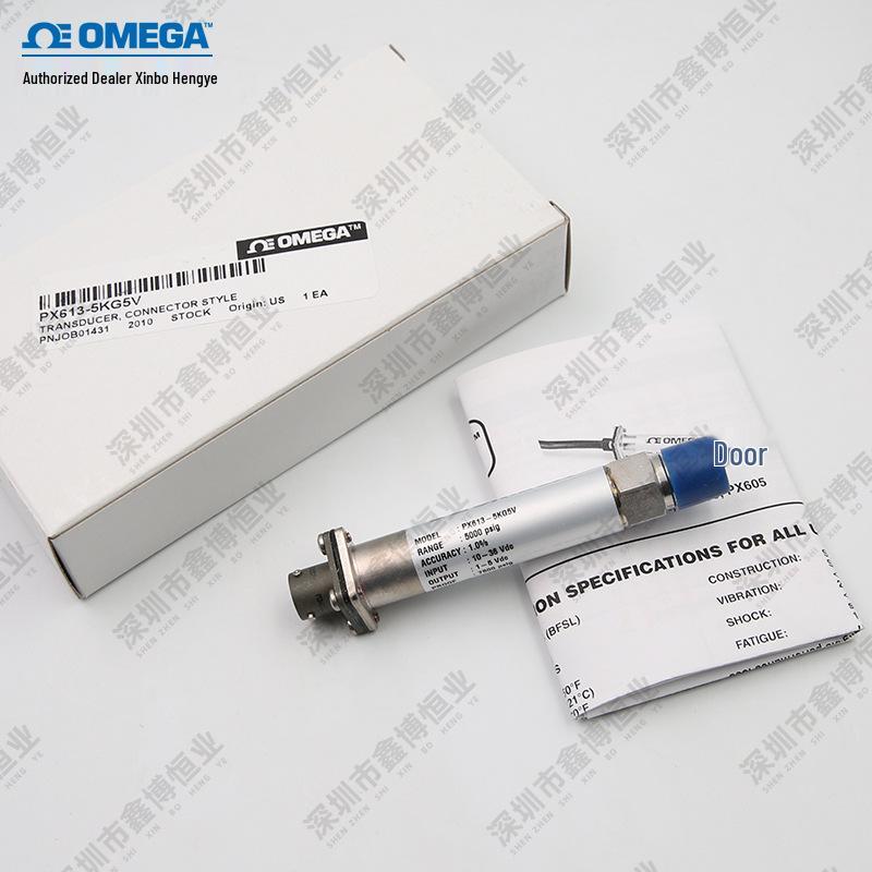 Omega PX613 Pressure Sensor Series: PX613-2KG5V, PX613-100G5V, CA-319-4PC24-0. Pressure Sensor
