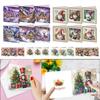 6PCS DIY Diamond Painting Greeting Card Set Diamond Art Greeting Cards for Birthdays Thanksgiving & Special Occasion