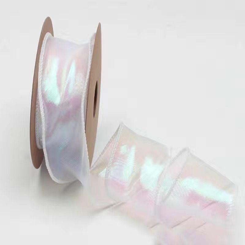 

Лента из пряжи «Рыбий хвост» с цветочным бантом для волос и аксессуаром для букета