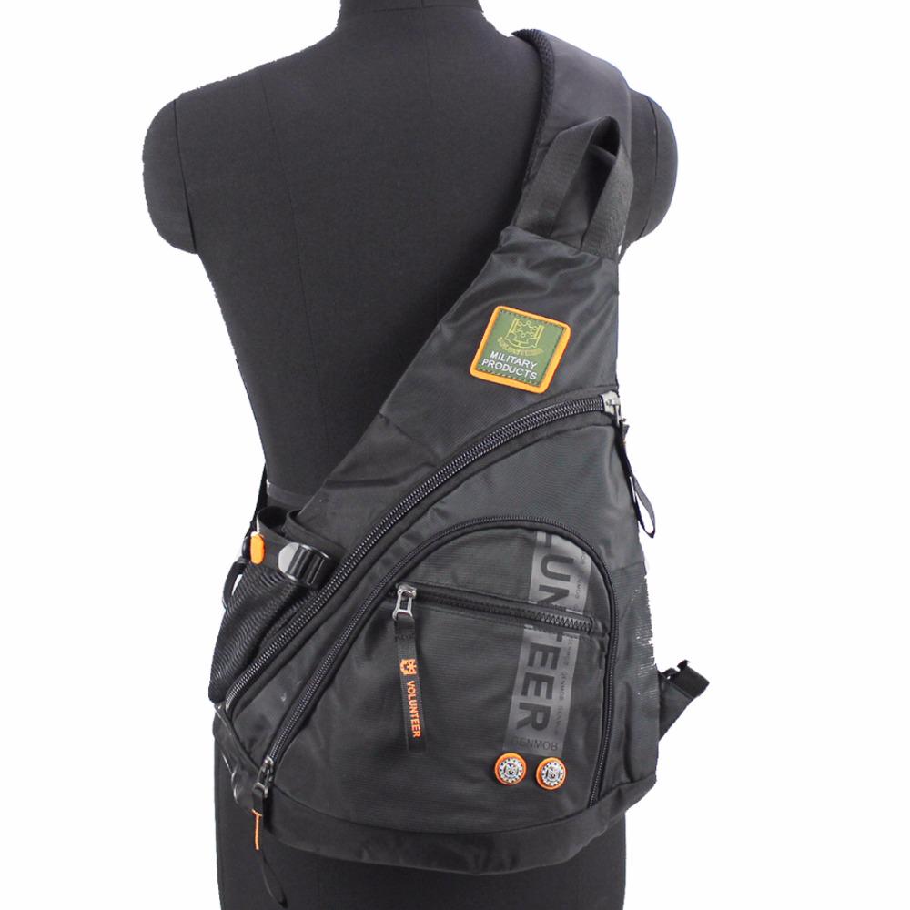 Men Cross Body Sling Backpack Shoulder Chest Bag Travel Hiking Outdoor Sport Climb Military Oxford Male Messenger Crossbody Bags