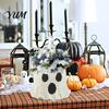 Candy Collection Bucket Ghost Decor, Halloween Planter Vase Cute Kindergarten Party Supplies Bucket, Bowl for Indoor Outdoor Home Display Decoration