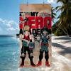 Anime M-My H-Hero A-Academias Deku Bakugou Quick Drying Beach Towels Are Suitable For Swimming Pools Camping Yoga And The Gym