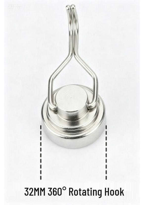Silver NdFeB Magnetic Hook E10-E42