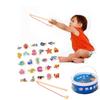 High-quality Wooden Magnetic Fishing Toy For Kids Ocean Animal Cognition And Educational Toy For Parent-child Interaction