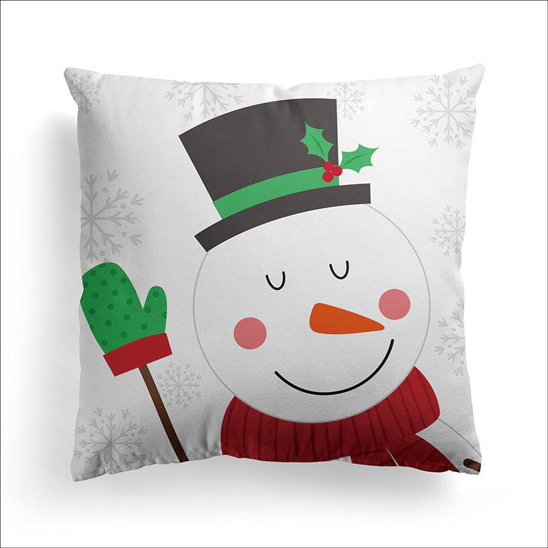New Christmas Pillowcase Green Holiday Home Decoration Pillow Cushion Cover Pillow