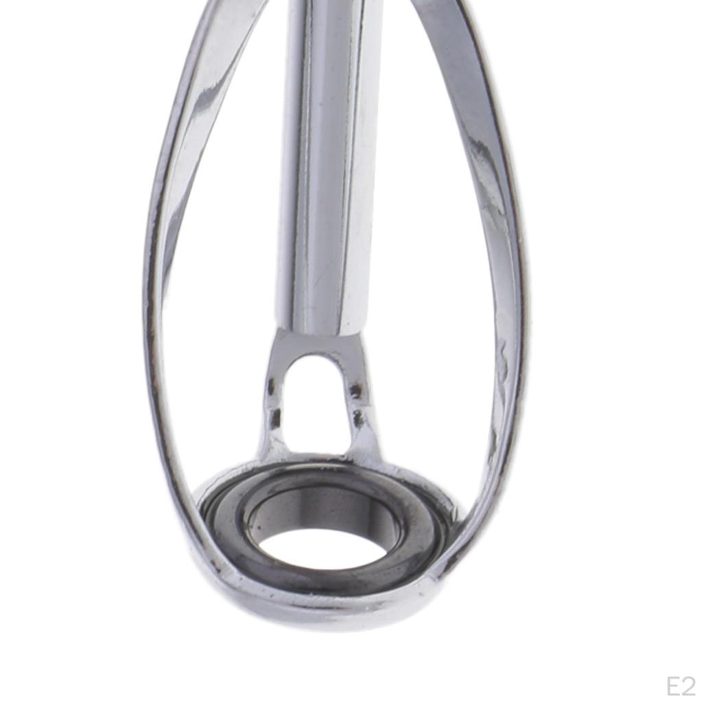 5 Pcs Fly Rod Guide Set Fishing Rings Tip Repair