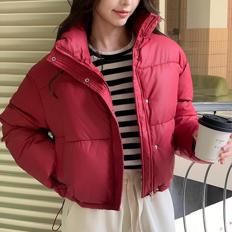 Autumn and Winter New Black Short Down Padded Jacket Women's Padded Jacket Versatile Small Padded Jacket Tide