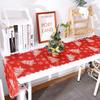 Frohe Weihnachten Blumen Tischläufer Tischdecke Weihnachtsdekoration Weihnachts-Tischläufer