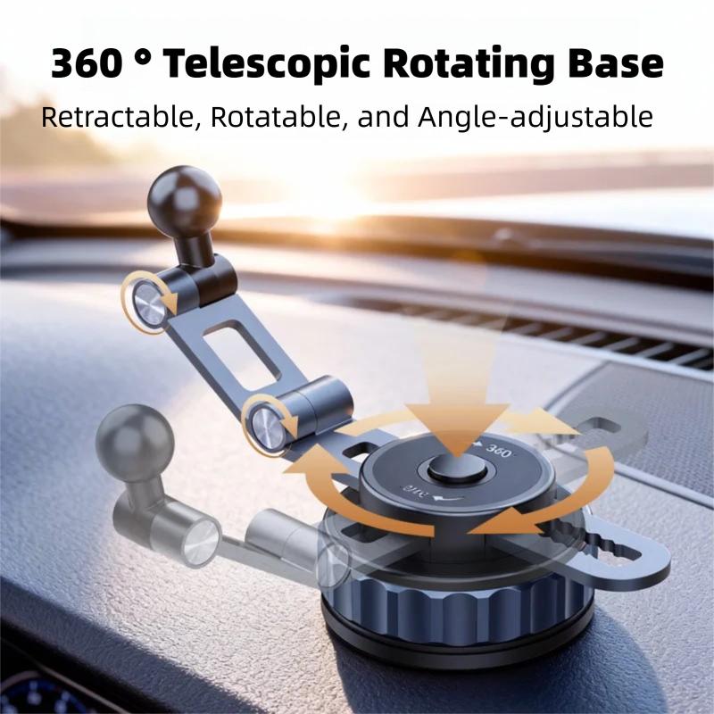 720° Rotation Magnetic Car Phone Holder Stand Extendable Magnet Cellphone Bracket For iPhone 17 16 15 Pro Max 14 13 12 Samsung