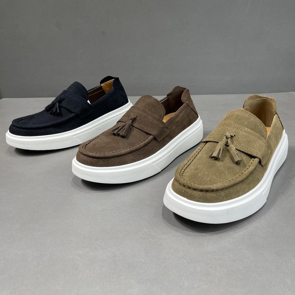 2026 old money style leather casual men's British comfortable business shoes men's versatile shoes