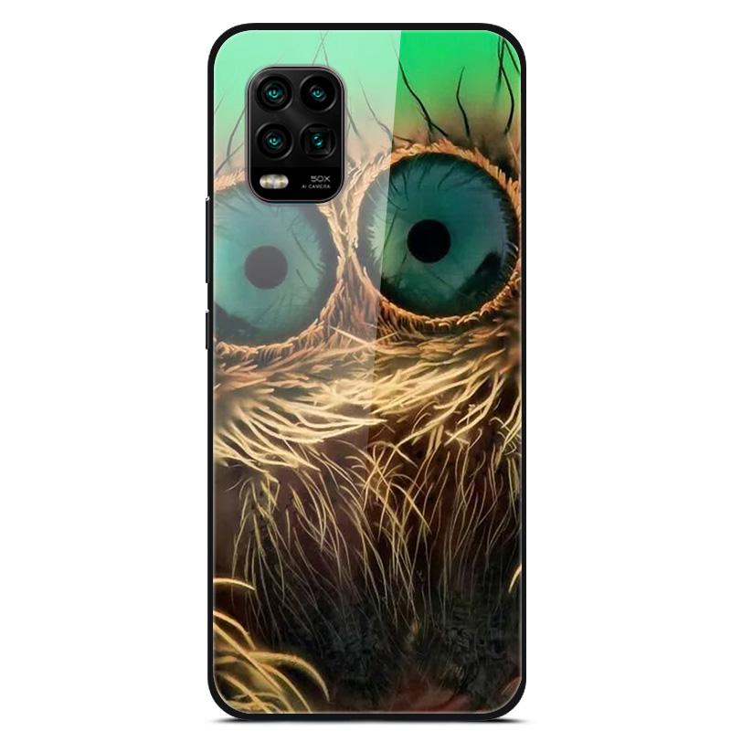 For Xiaomi Mi 10 Lite 5G Case Tempered Glass Hard Back Cover For Xiaomi Mi 10 10T Lite Pro Case Fundas For Xiaomi Mi10 Lite Capa