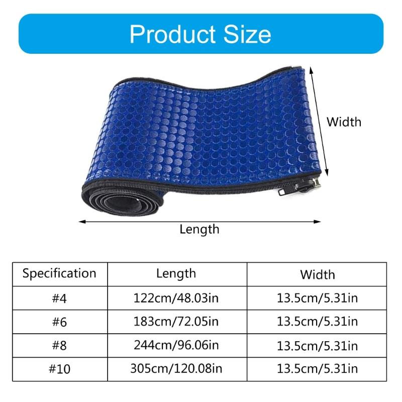 Nonslip Swimming Pool Hand Railing Handrail Cover Antiscald 4/6/8/10FT Neoprene Safe Rails Grip Accessories for All Ages