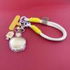 Shuibei Hot-Selling 999 Pure Gold Cartoon Keychain Pendant for Mobile Phones