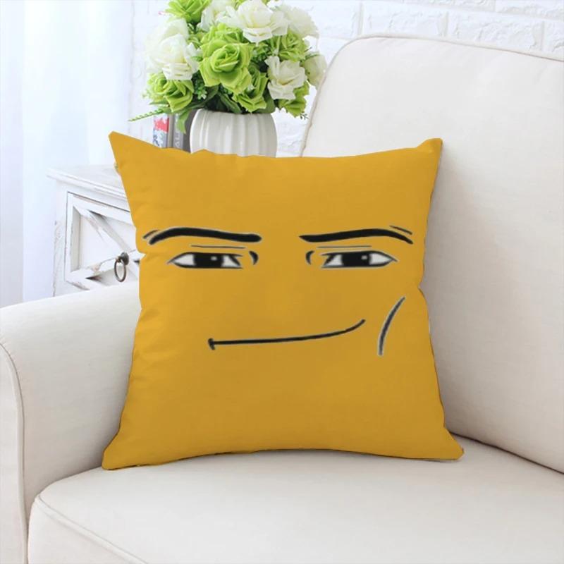 Creative Expression Pattern Pillowcase Car Ornaments Office Living Room Sofa Home Pillowcase