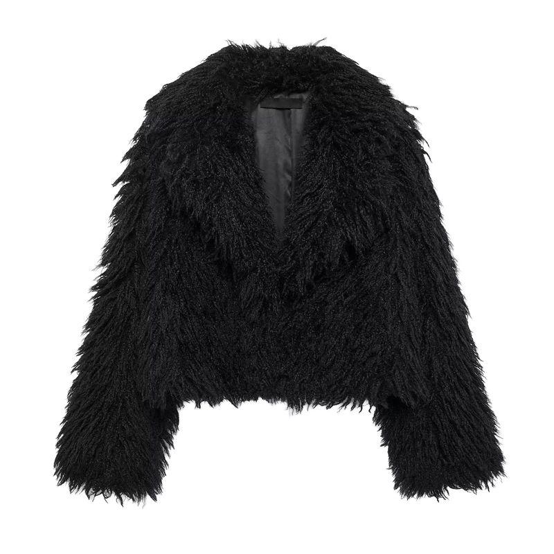 Spring New Arrival Women's Clothing Fashion Style French Design Fashion and Environment-Friendly Fur Short Outwear 57047748