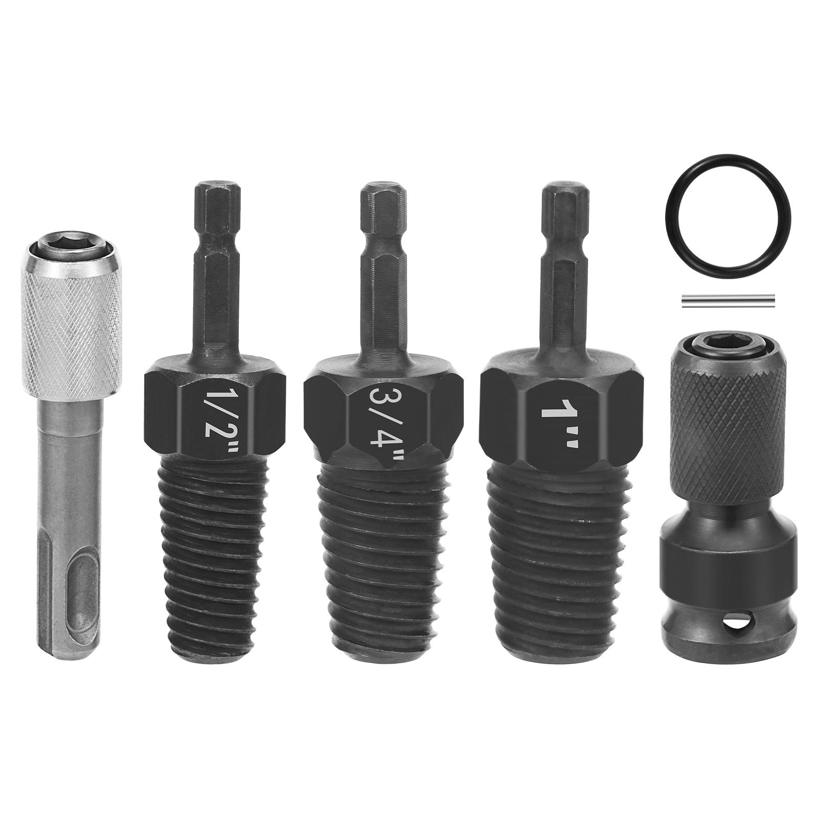 Набор экстракторов для сорванных винтов со сверлильным валом и соединителем для ключа Набор экстракторов для сломанных крепежных элементов Ржавая труба