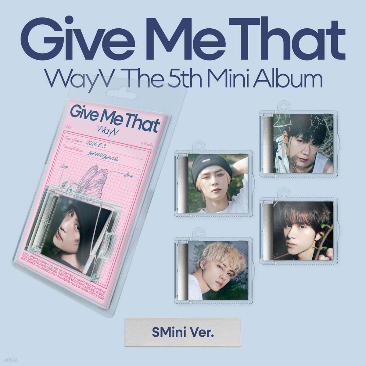 

WayV - 5th Mini Album: Give Me That [SMini Ver.] (Smart Album) [1 out of 5 randomly sent]