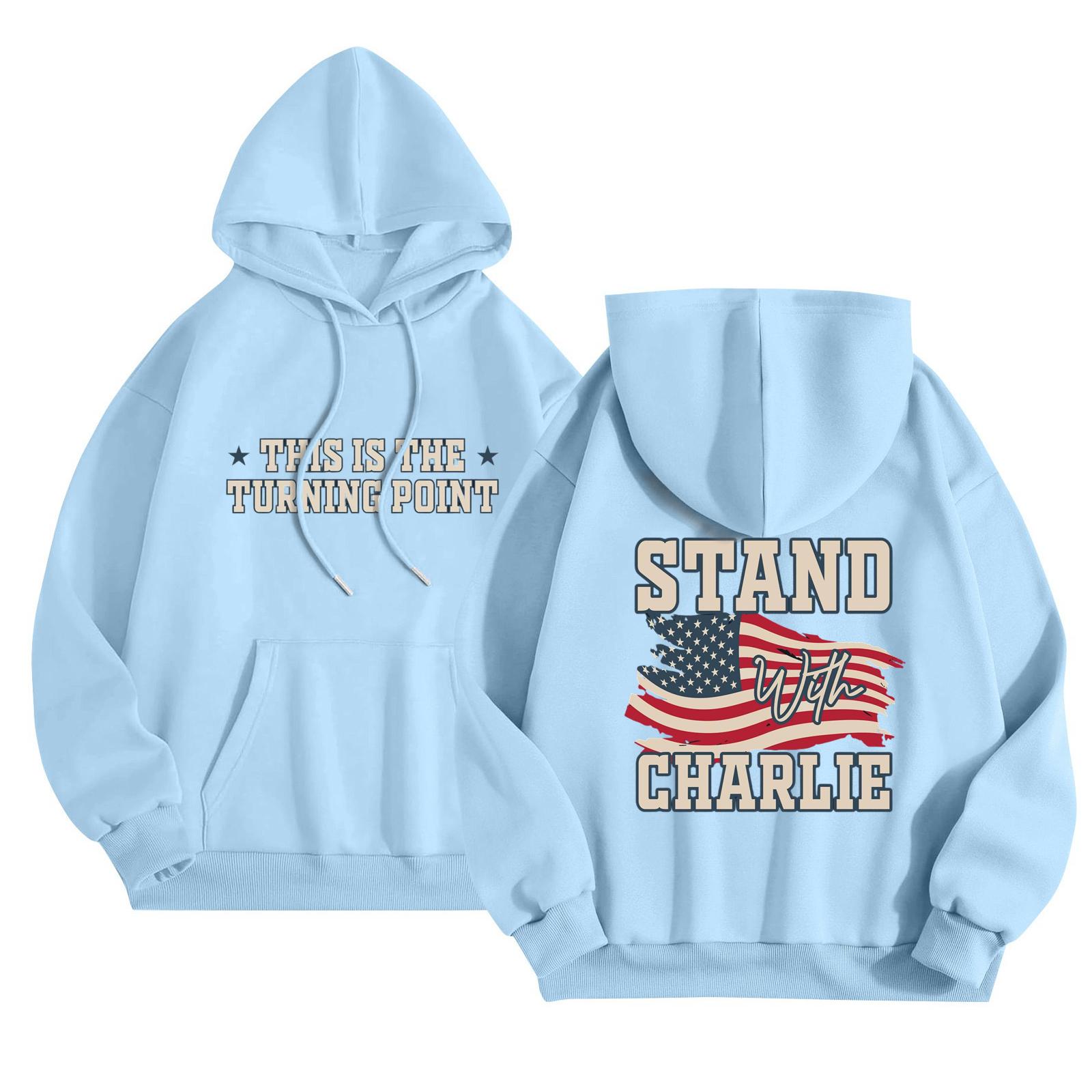 Womens Hoodies Fall Fashion Sweatshirts  Printed Casual Long Sleeve Loose Sweatshirt  Fall Hoodie Sweatshirt L