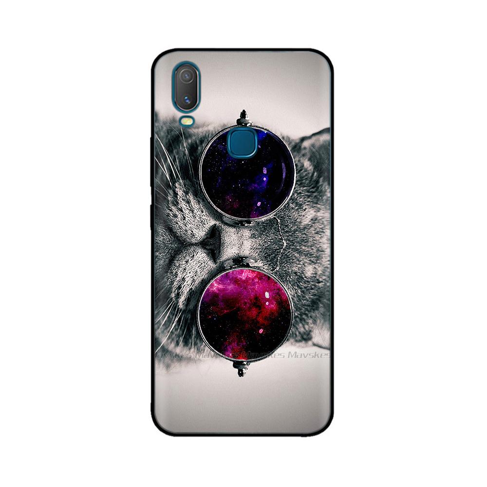 Für Vivo Y11 2019 Hülle Silikon Niedliche Cartoon-Druck Weiche TPU-Hülle für Vivo 1906 Fundas Coque für VivoY11 Y 11 2019 6,35'' Hülle
